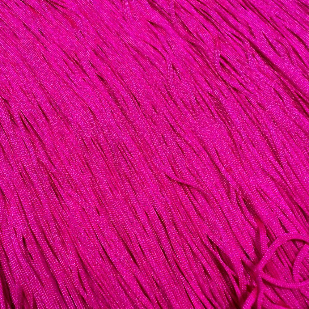 15cms Electric Pink Stretch Fringe 