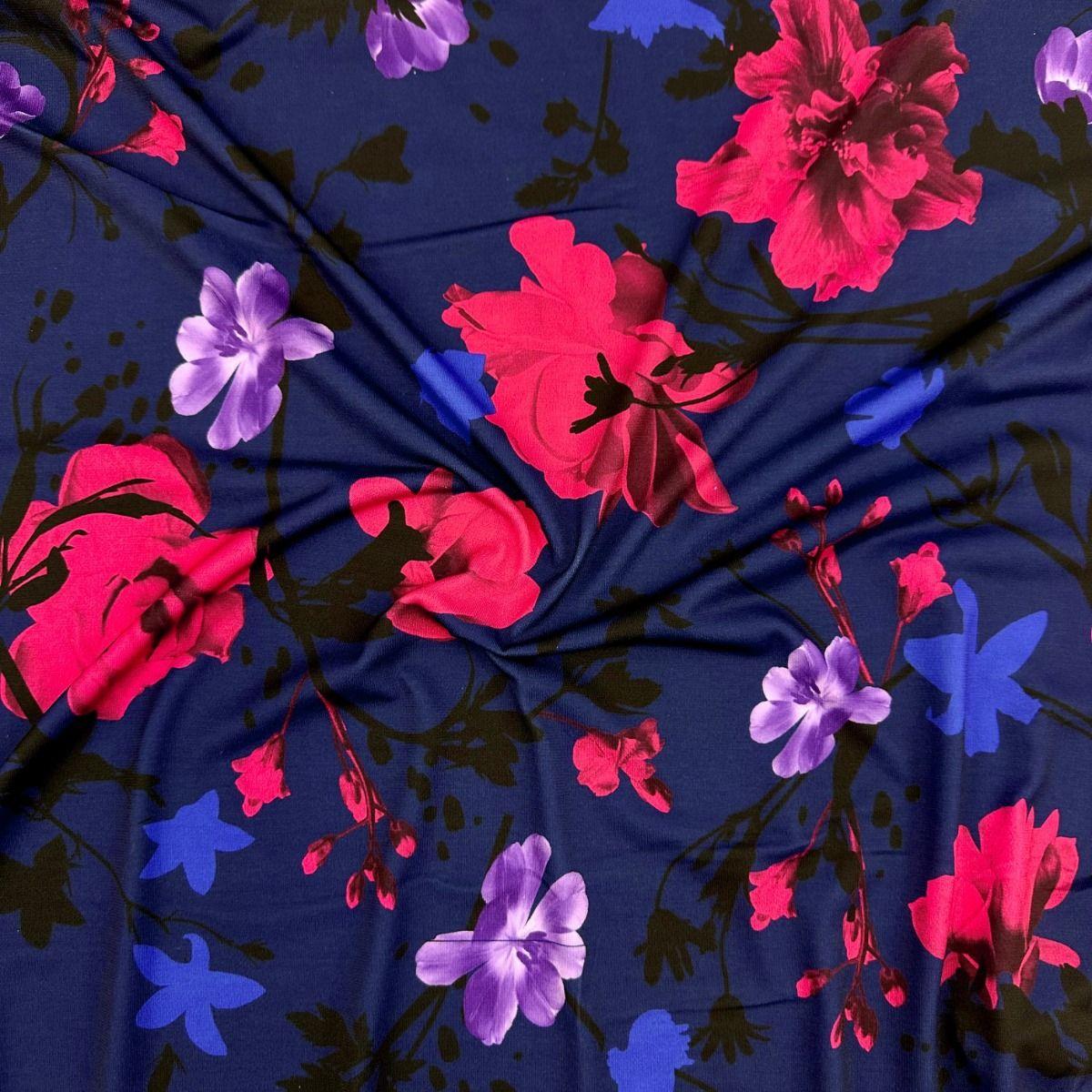 Clearance Floral Print on Crepe 