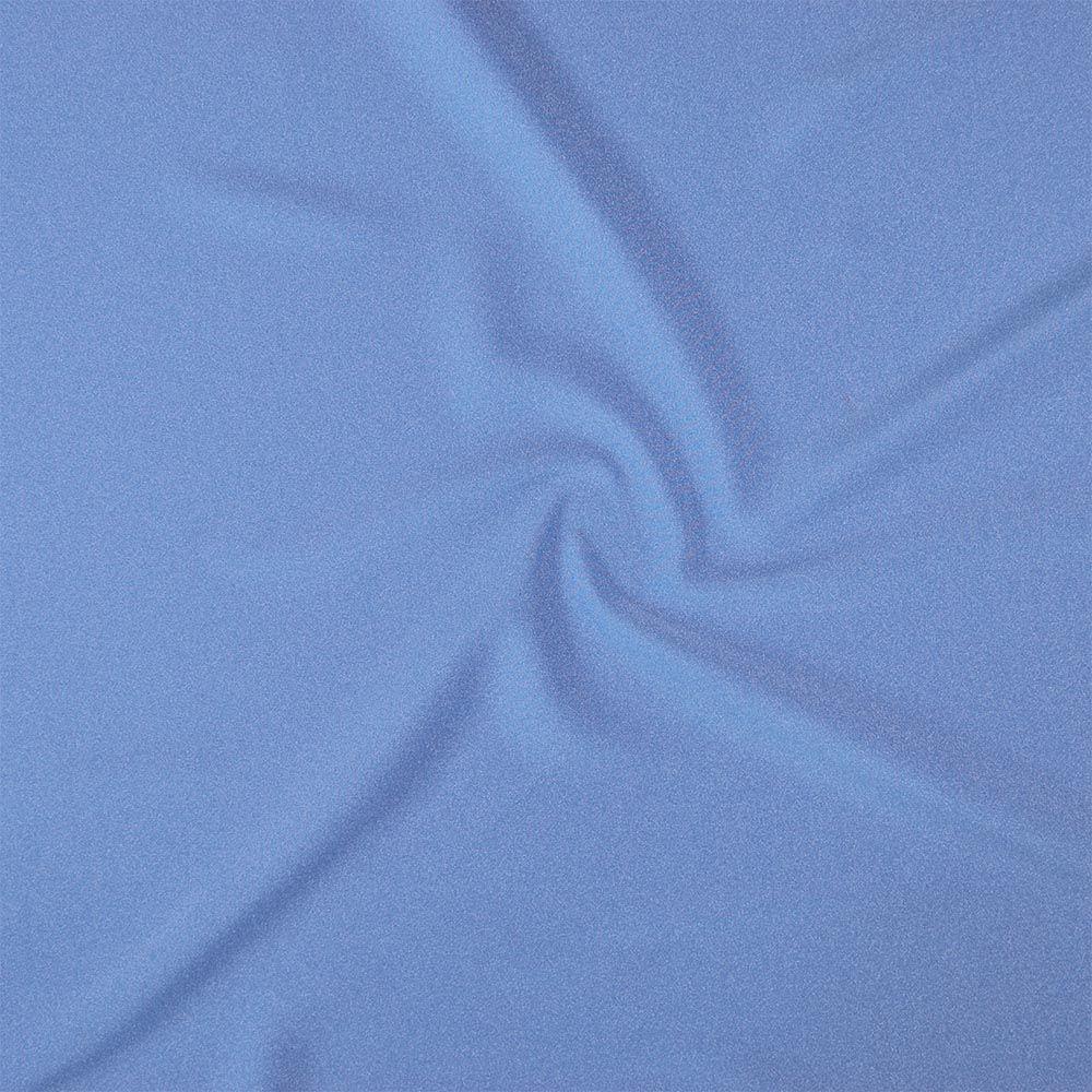 Pale Blue Shiny Nylon Stretch Lycra - Custom Foiled