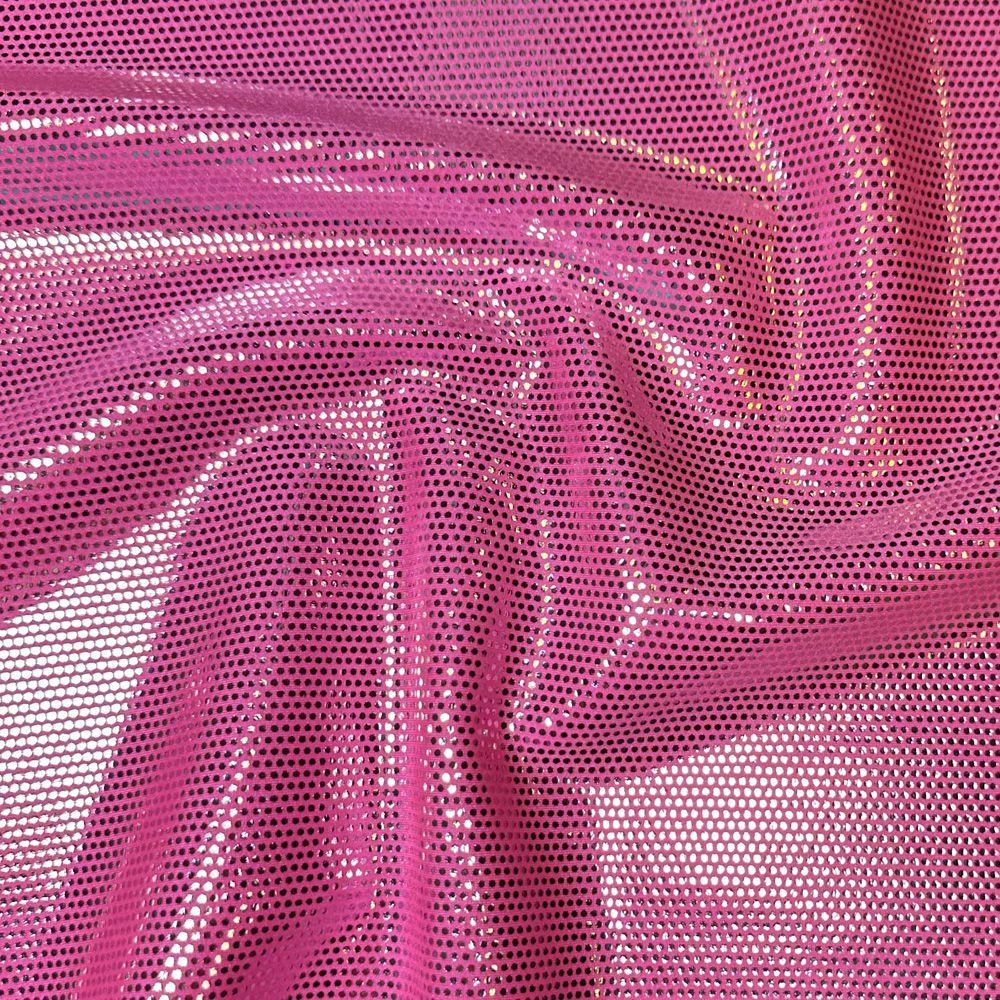 Clearance Silver Zitto / Flo Pink Shiny Nylon