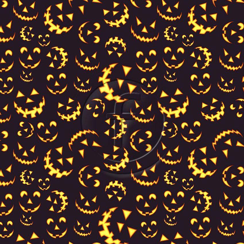 Halloween Scalable Stretch Fabric: Black